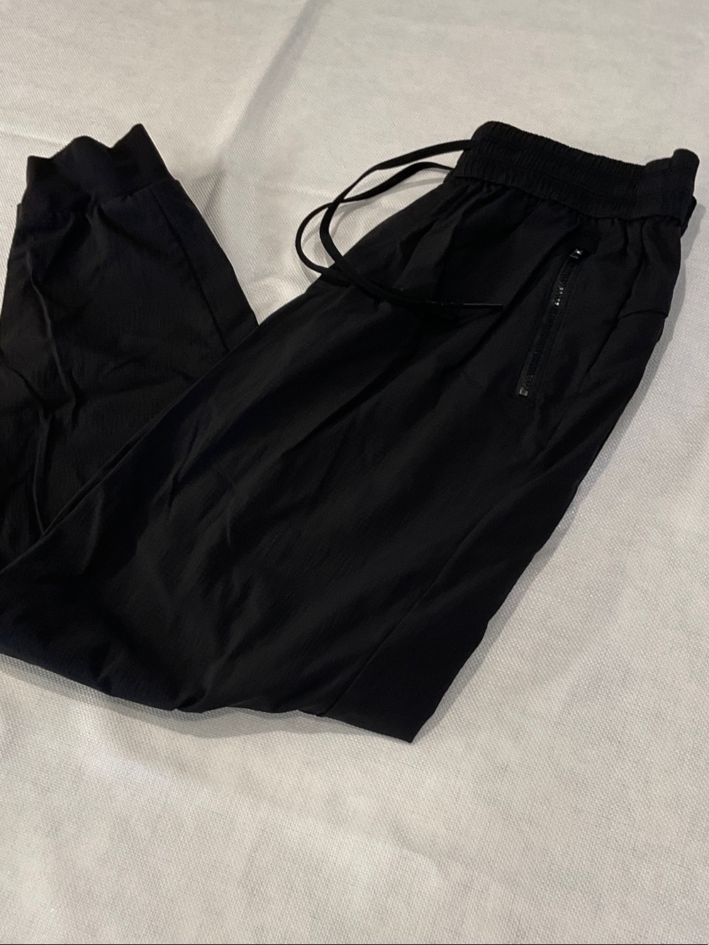 Athletic Works Black Zip Pocket Jogger Pants